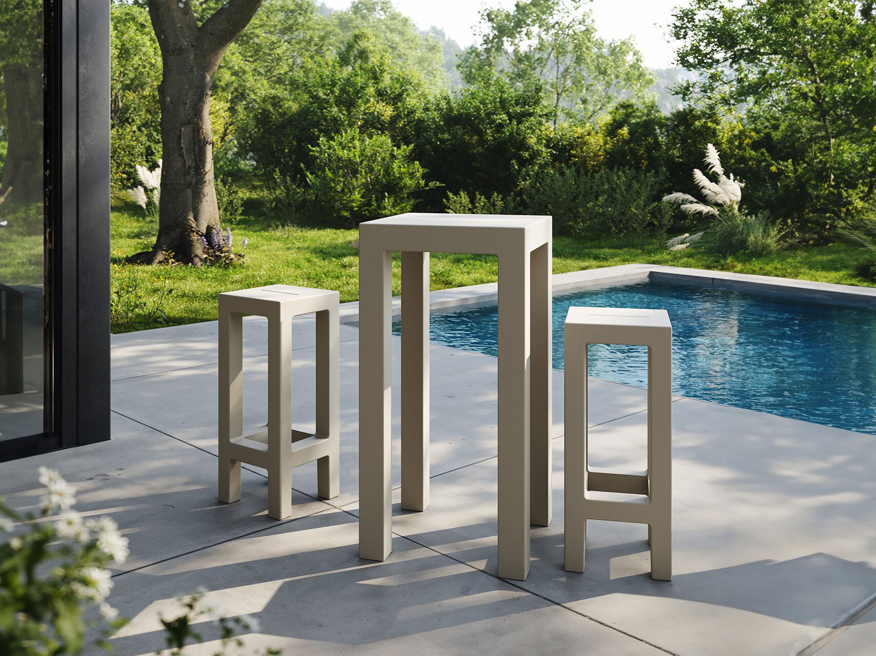 Журнальный столик из смолы Vondom Jut ARCH-00007489 - Вид №1