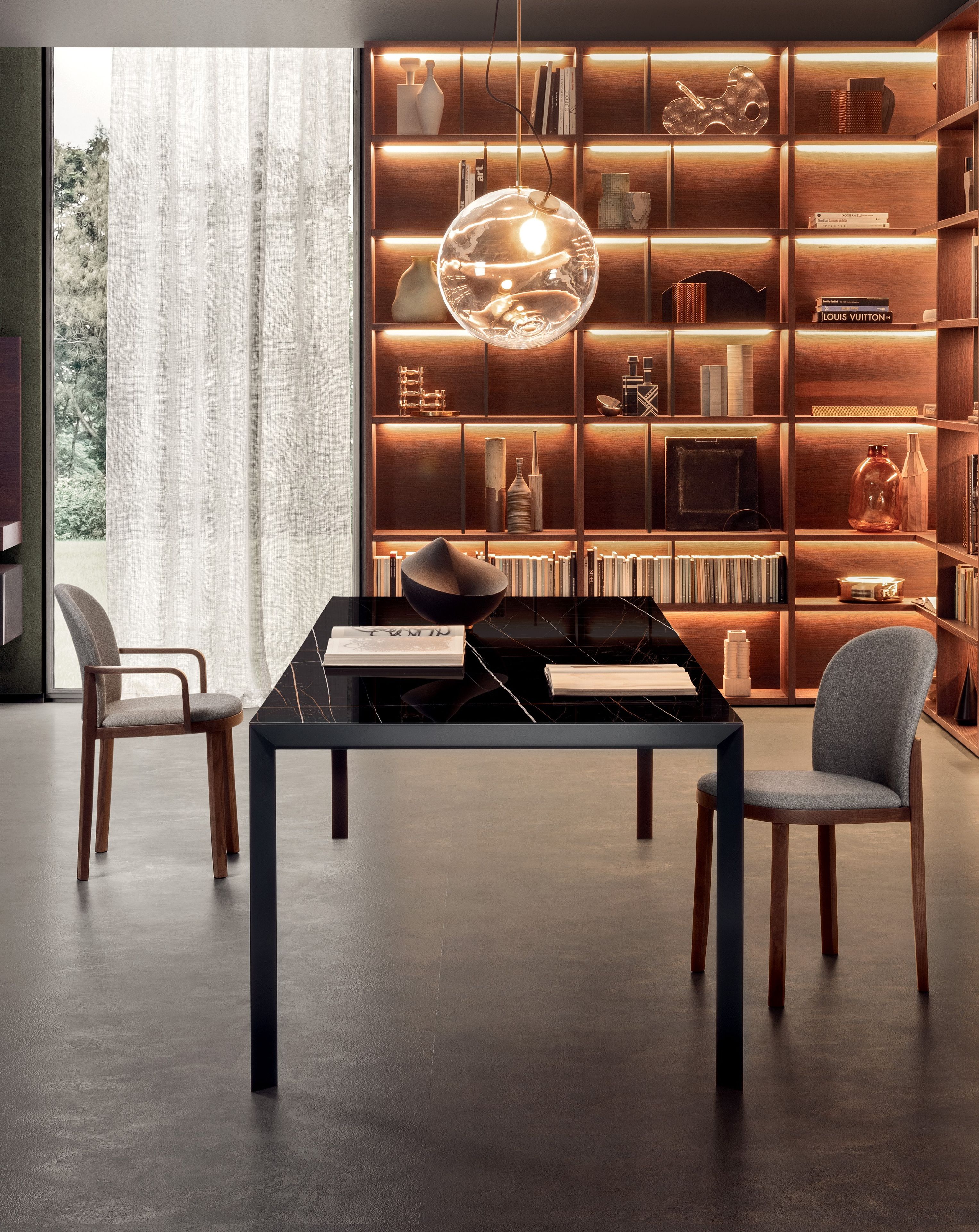 Деревянная секционная угловая Книжная полка Pianca Spazioteca ARCH-00147380 - Вид №2