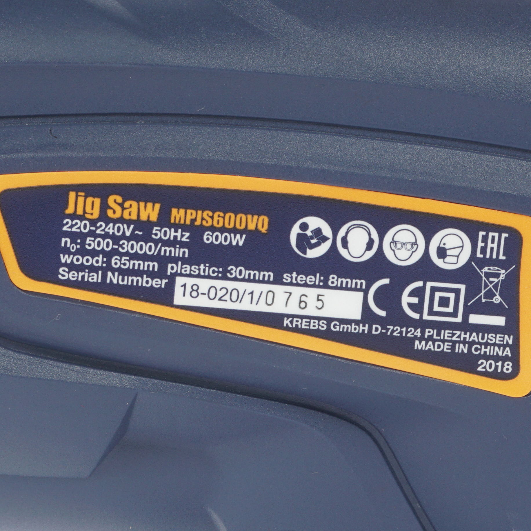 Электрический лобзик MAXPRO MPJS600VQ 7998717 STDN-0026325 - Вид №4