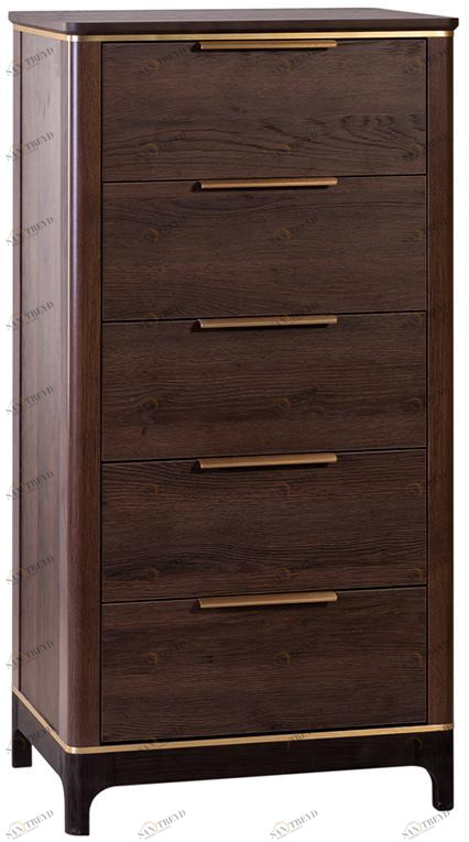 2500 Комод с 5 ящиками Модерн Дуб Гладстоун R-HOME 4009278H_Гладстоун