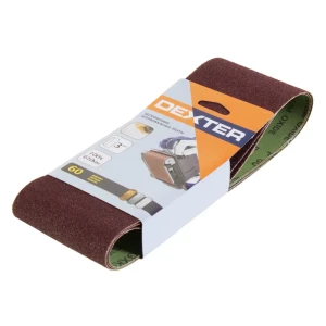 Лента шлифовальная Dexter P60, 100х610 мм, 3шт. 13822767 STLM-2168626