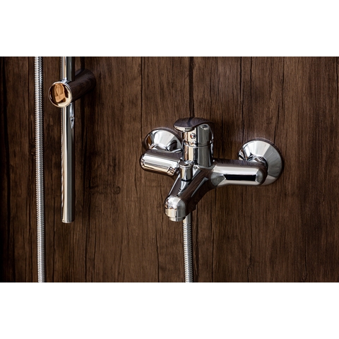 OneLife by Orange P01-100cr однозахватный полимерный смеситель для ванны/душа Хром sun-id-1517334 - Вид №2