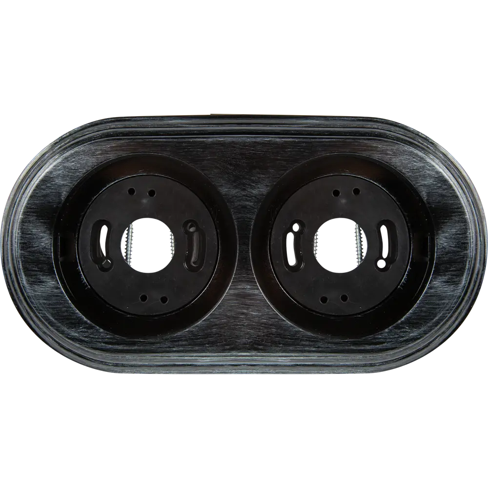 Рамка Electraline для розеток и выключателей, серебристая, 2-постовая 84229521 Серия отсутствует STLM-0047263