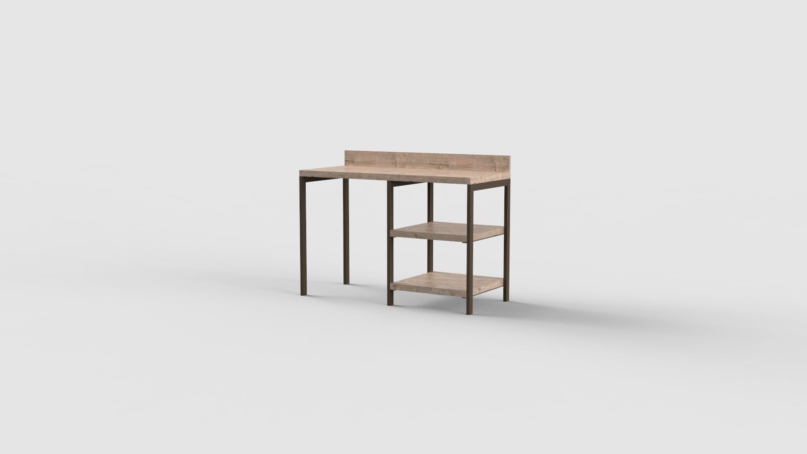 Прямоугольный стол с полками для контракта Mobilspazio ARCH-00076414 - Вид №19