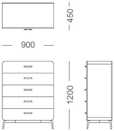 Now & Future Комод из дерева sun-id-1462356 - Вид №1