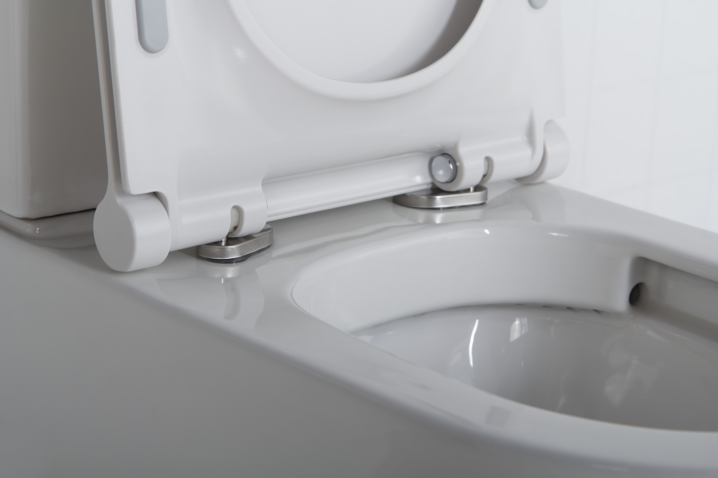 Унитаз-компакт безободковый BelBagno FLAY-R Компакт унитаз с бачком Белый BELBAGNO  Китай  - Вид №5