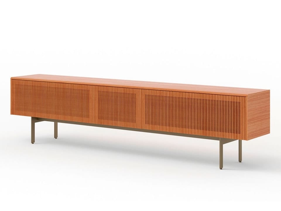 Деревянный шкаф для телевизора с откидными дверцами Punt Мальме ARCH-00024058 - Вид №39