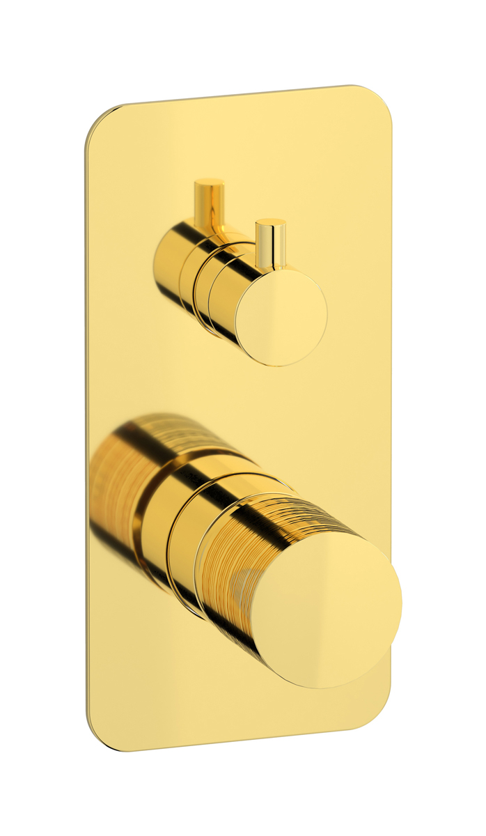 Встроенный смеситель для душа с двухходовым дивертером WE ARE IB vn207mb Gold Vinile