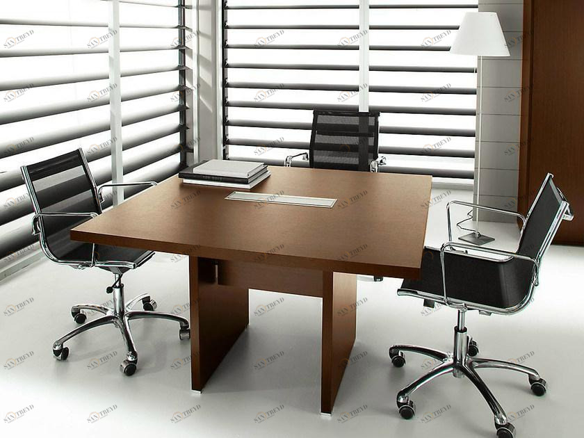 IFT Квадратный стол для переговоров из меламина Pratiko sun-id-1442284