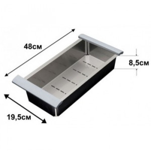 Zorg SH 14-1 Коландер Мойка кухонная прямоугольная Zorg