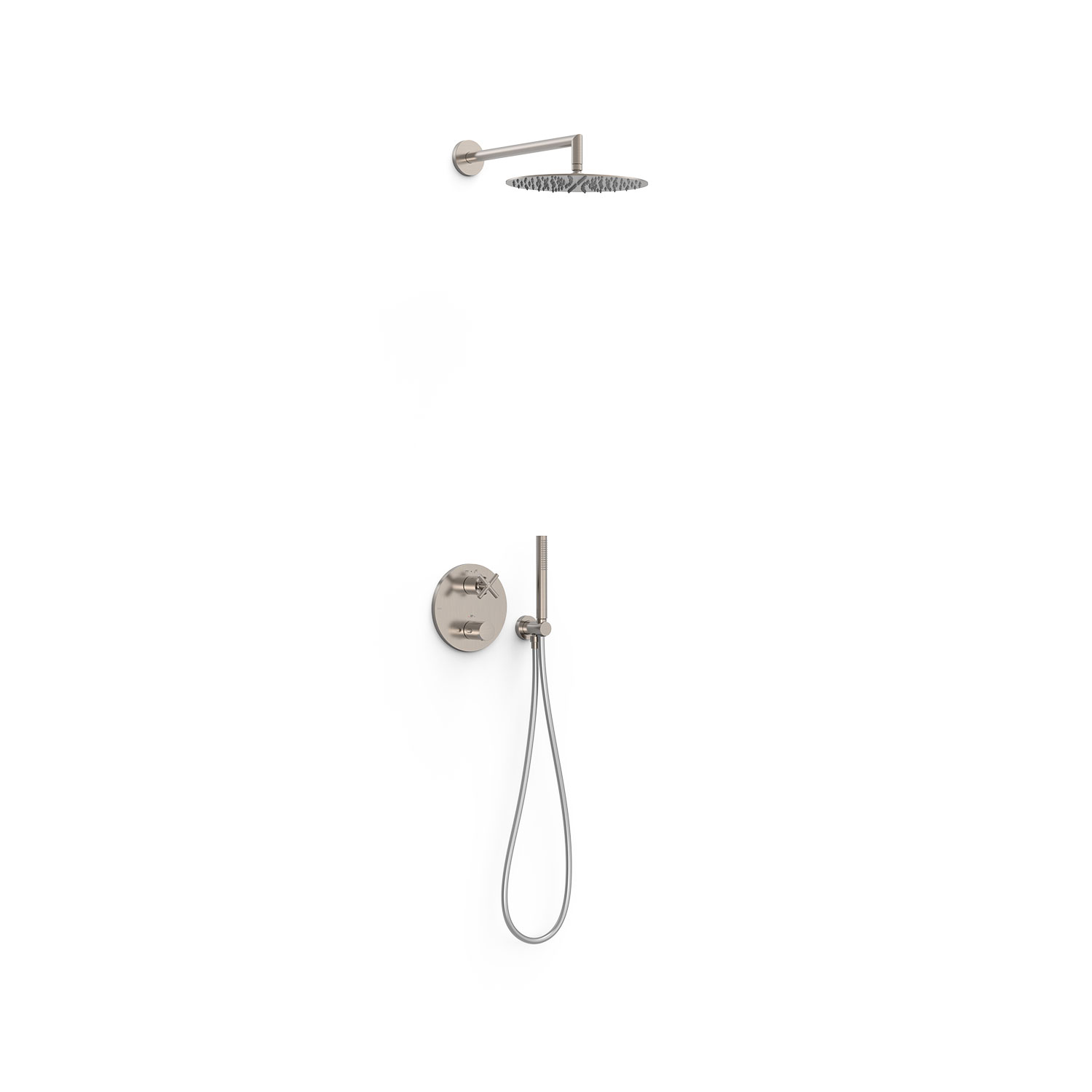 Комплект 2-ходовых скрытых термостатических кранов Therm-box Therm-box для душа-28325002AC TRES Thermostatic