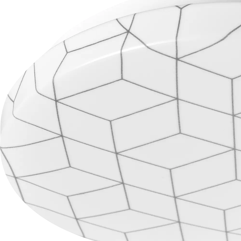Светильник настенно-потолочный светодиодный Mosaic 8 м² холодный белый свет цвет белый LUMIN ARTE STLM-2097276 - Вид №5