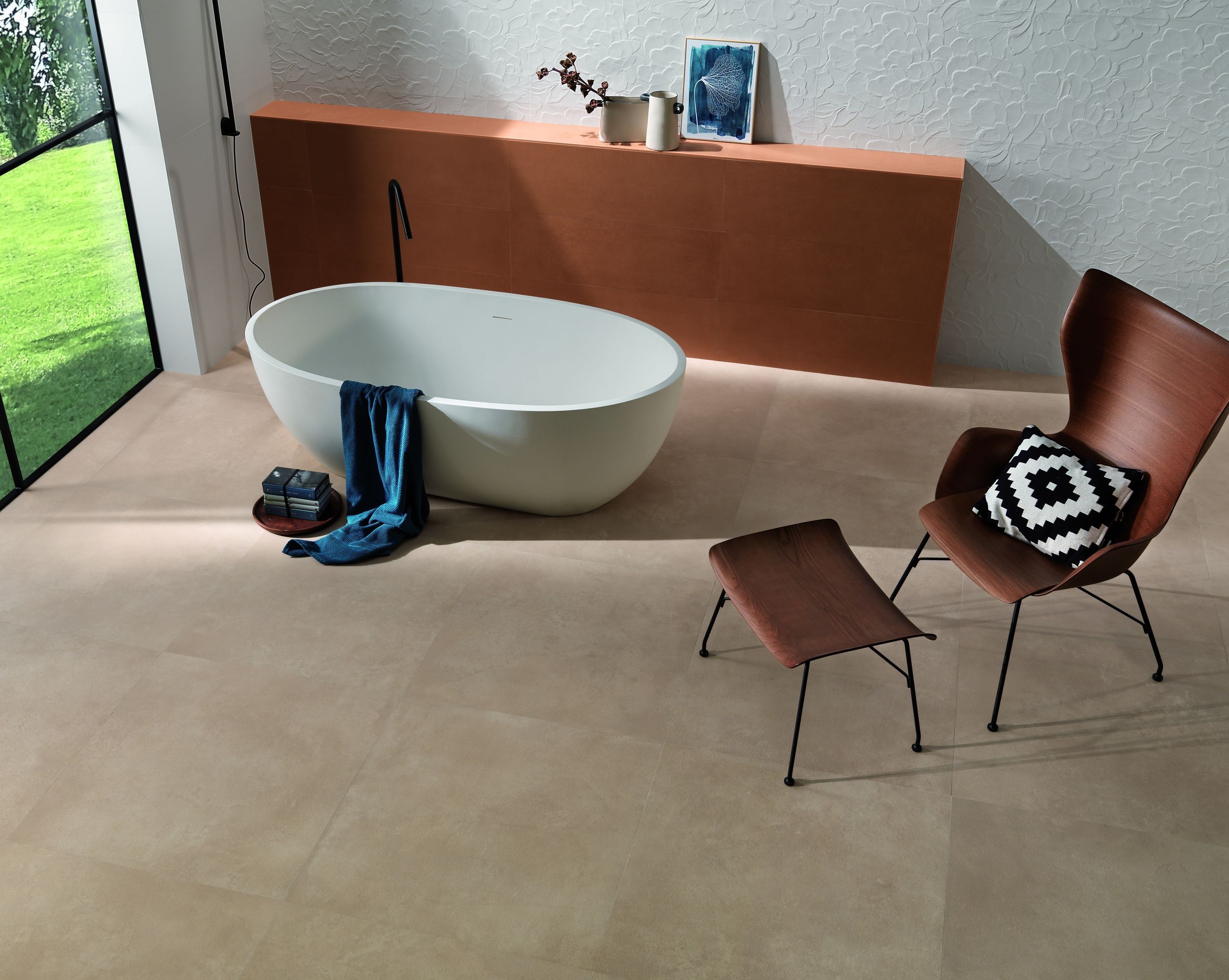 Внутренняя керамическая трехмерная поверхность плитки FAP ceramiche Lumina Sand Art ARCH-00005539 - Вид №2