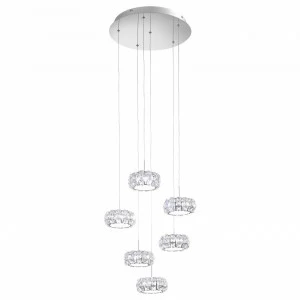 Подвесная люстра Eglo Corliano 39008 EGLO ДИЗАЙНЕРСКИЕ, CORLIANO 056992 Хром