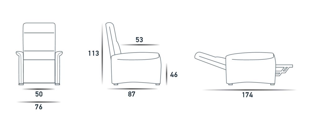 Кресло-Подъемник Lift-Relax 2 Motori  Spaziorelaxitalia  Fara Fara Lift-Relax 2 Motori  - Вид №4