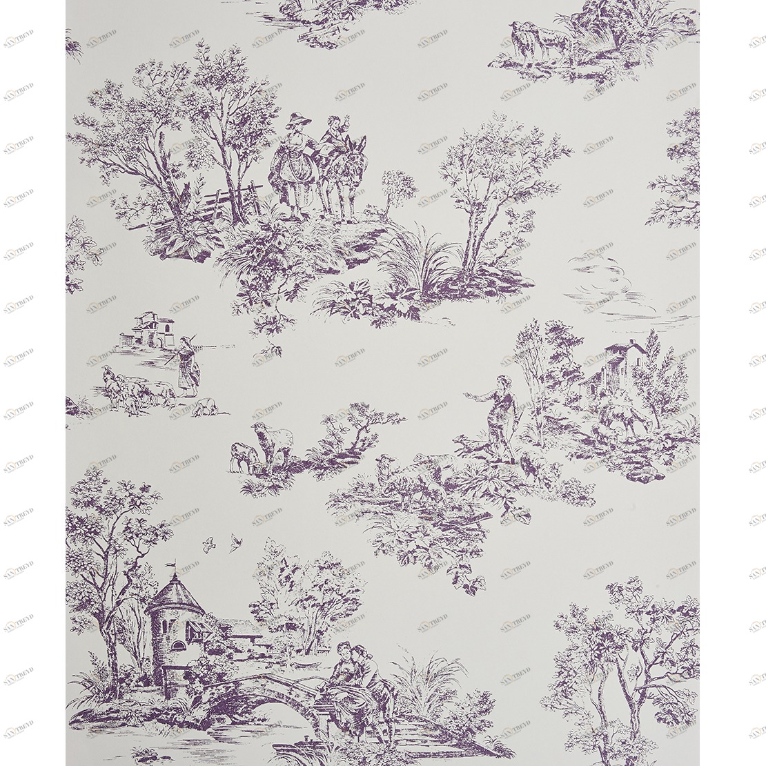 Рулон обоев CHANTILLY CHT22915114. Основа нетканый материал Casadeco