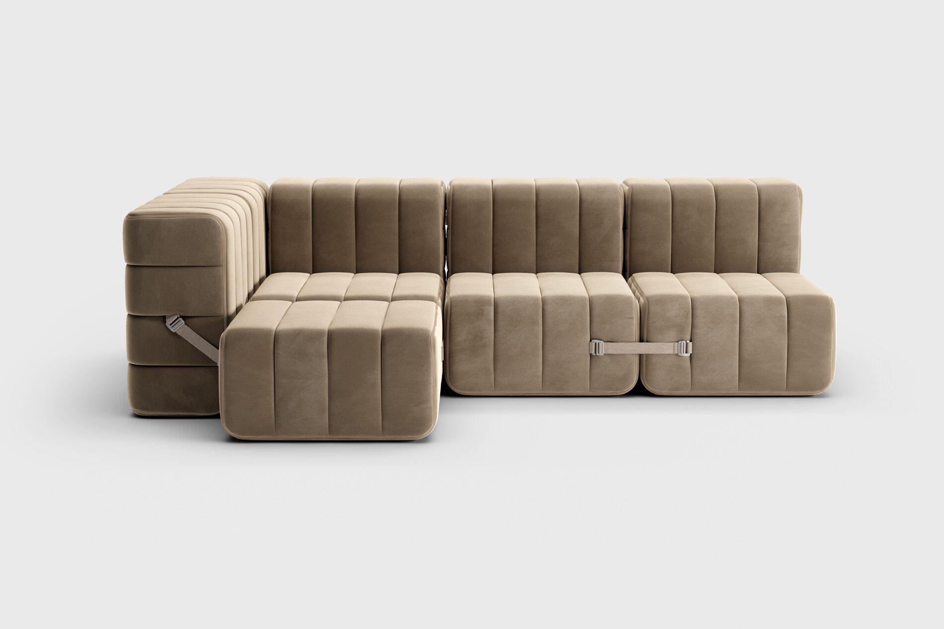 Модульный угловой диван из ткани AMBIVALENZ Curt ARCH-00061719 - Вид №9