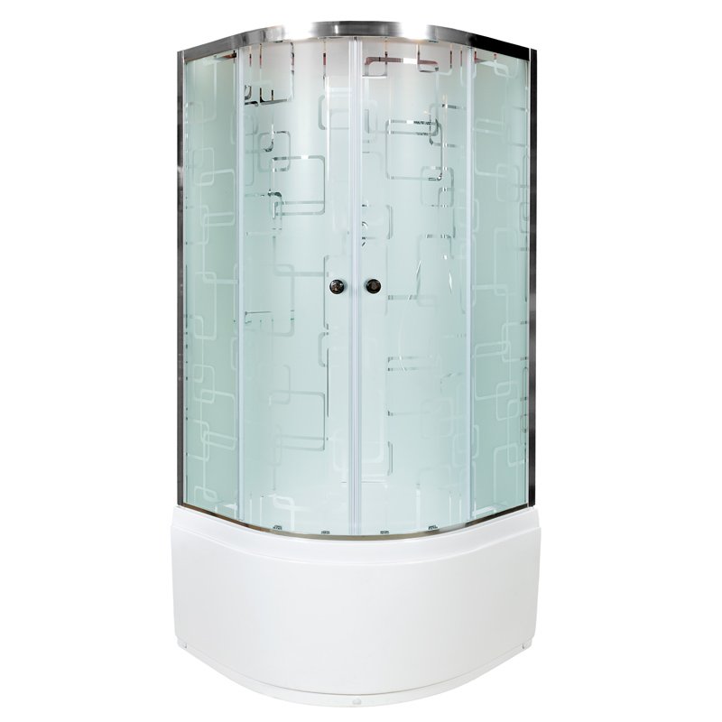 ЕМ2712 R с гидромассажем (гм.) Душевая кабина DETO Серия ЕМ ЕМ4580 N (без крыши) - Вид №18