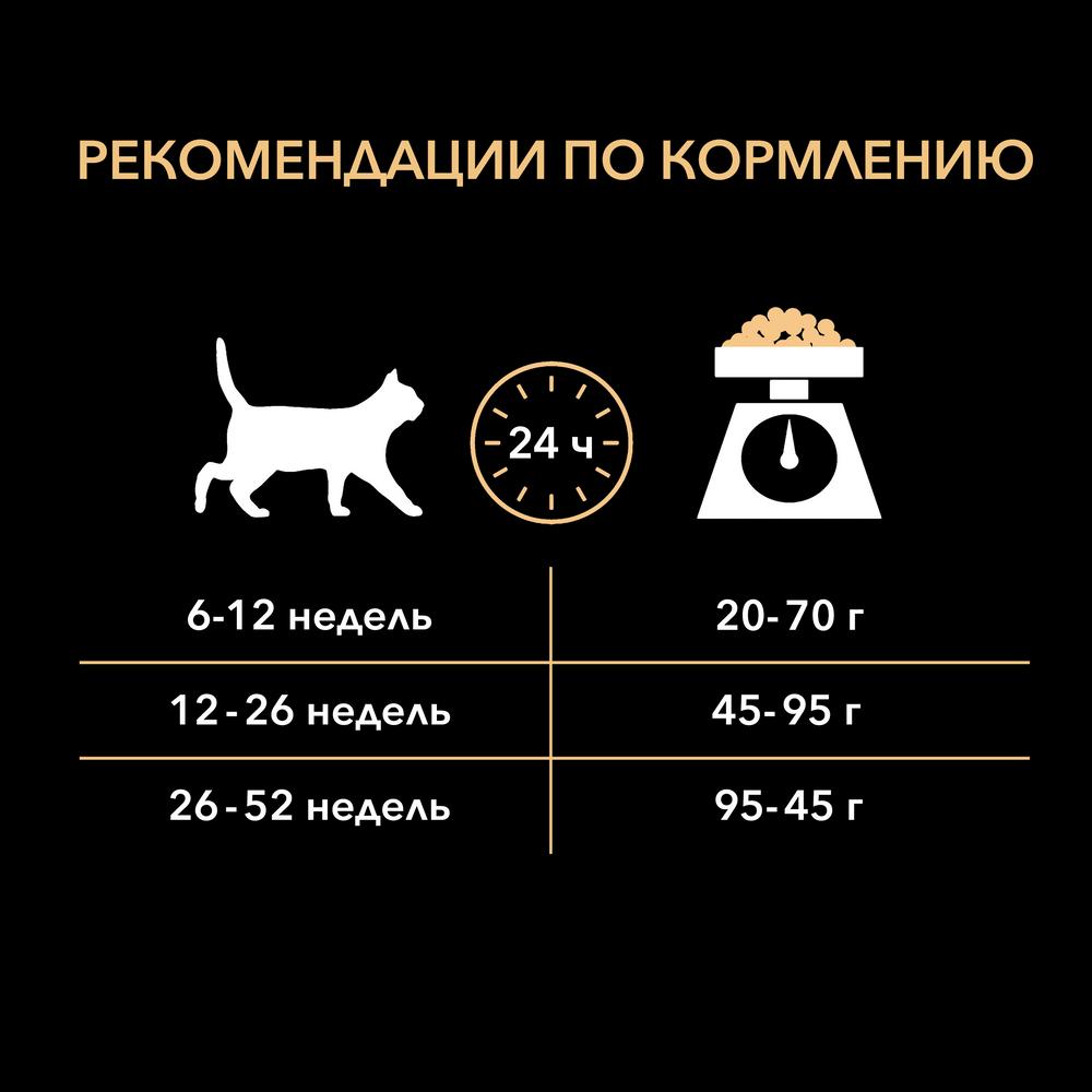 ПР0035305 Корм для котят с чувствительным пищеварением или с особыми предпочтениями в еде, индейка сух. 400 г Pro Plan  - Вид №5