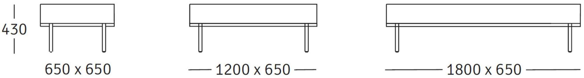 ROSSIN Мягкая скамейка из акриловой ткани Orbis sun-id-1484375 - Вид №1
