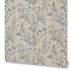 Обои флизелиновые Ateliero Provance коричневые 1.06 м 889098