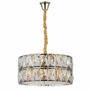 Подвесная люстра Stilfort Sparti 1023/03/08P STILFORT ДИЗАЙНЕРСКИЕ, SPARTI 00-3888515 Золото;прозрачный