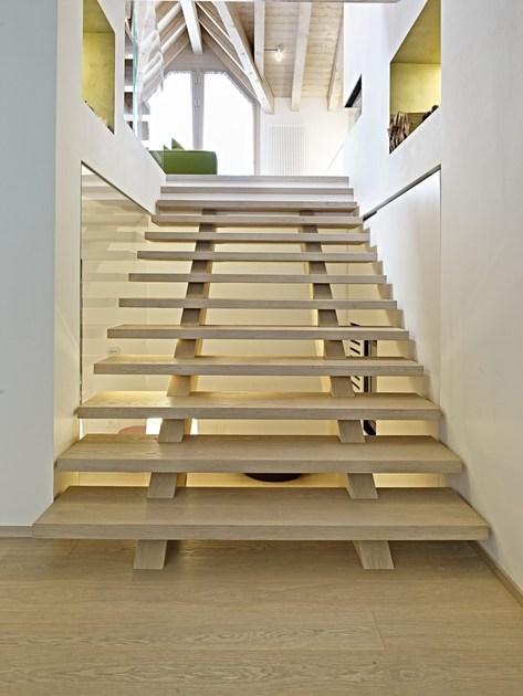 Fiemme Tremila Модульная деревянная открытая лестница Disegnodilegno sun-id-1494963 - Вид №1