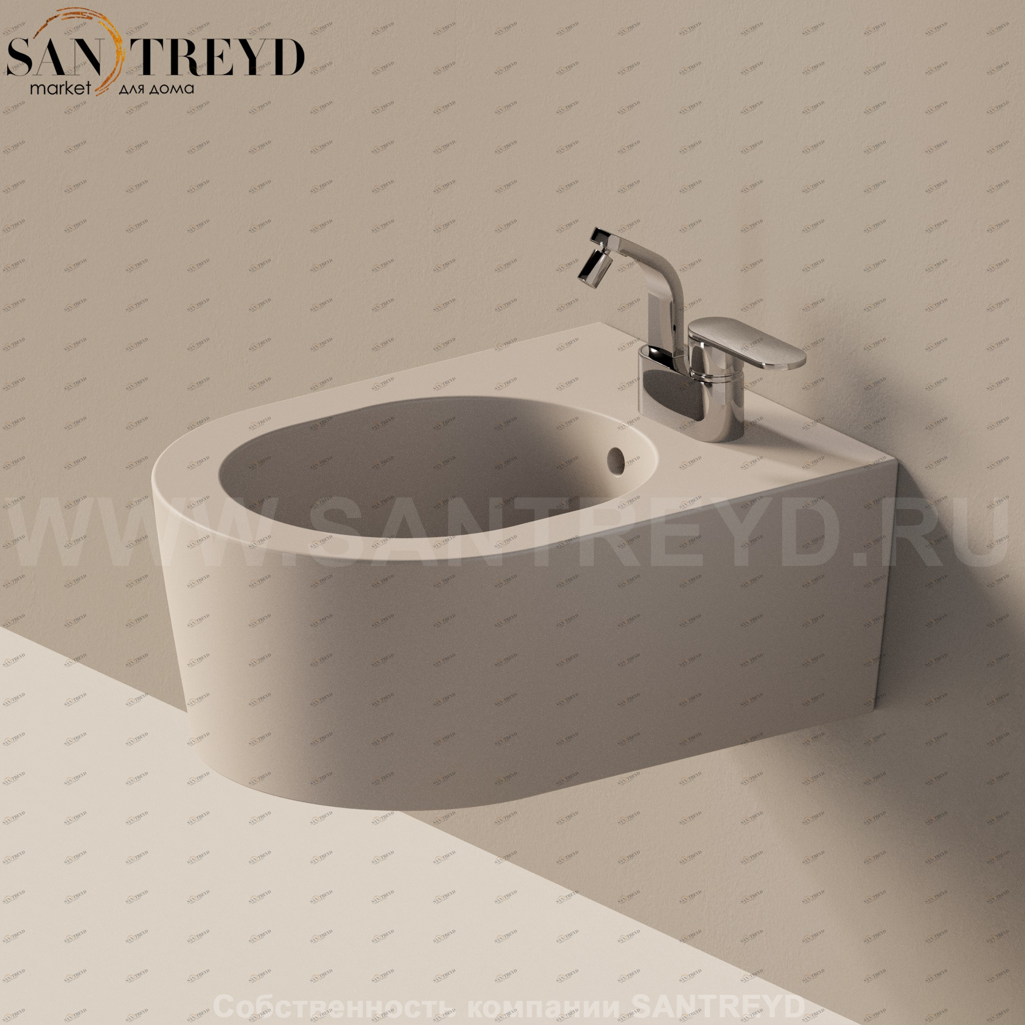 50651019 Биде подвесное Link Ceramica Flaminia