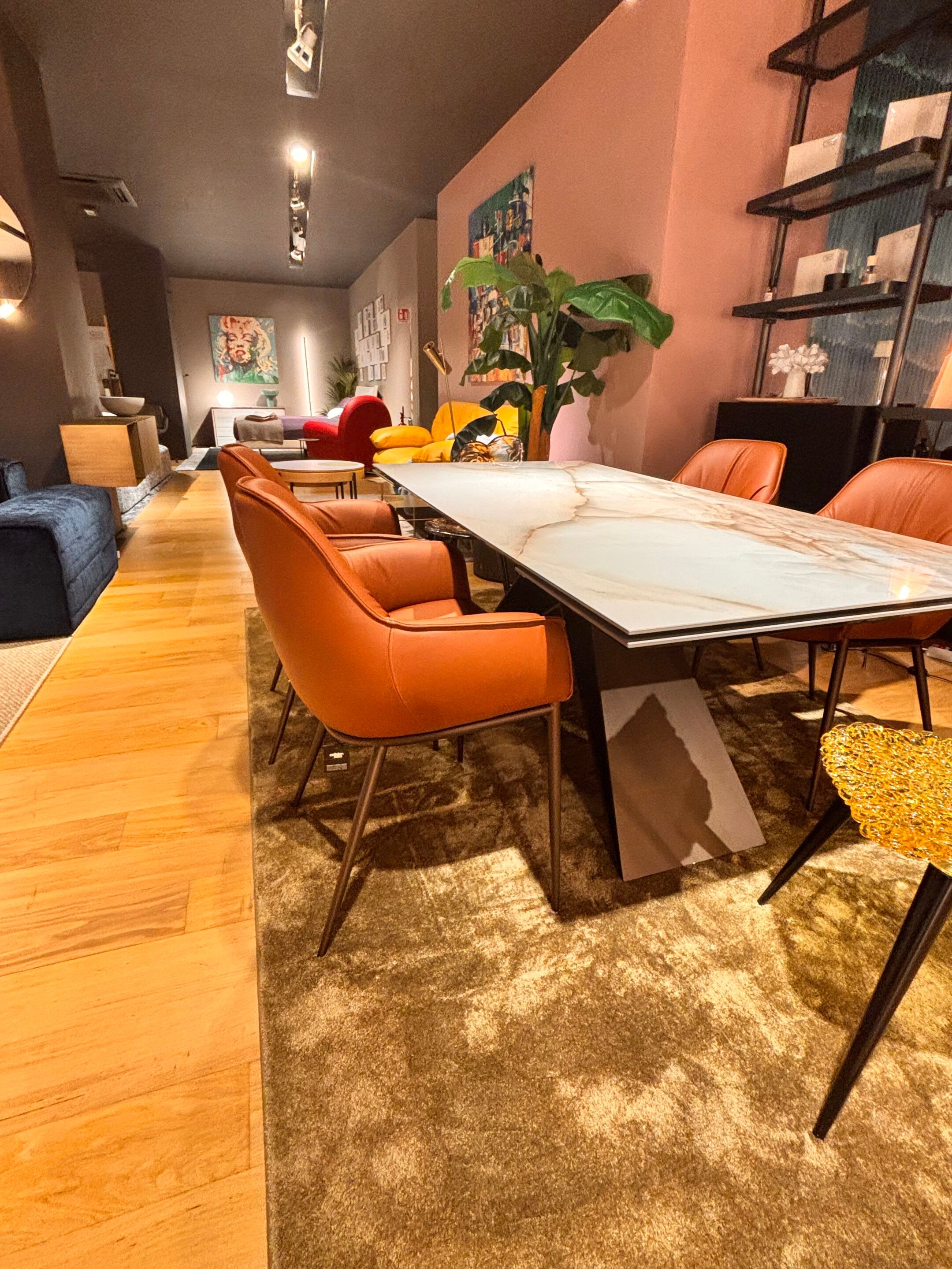 Кожаный стул с подлокотниками In Stock Cattelan Италия ARCH-00045867 - Вид №4