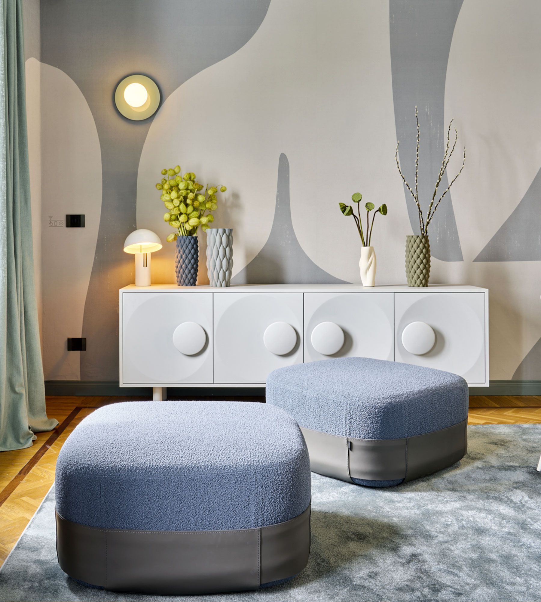 Шкаф из МДФ с распашными дверями Morica Design BARDOT 4 ANTE ARCH-00017156 - Вид №9