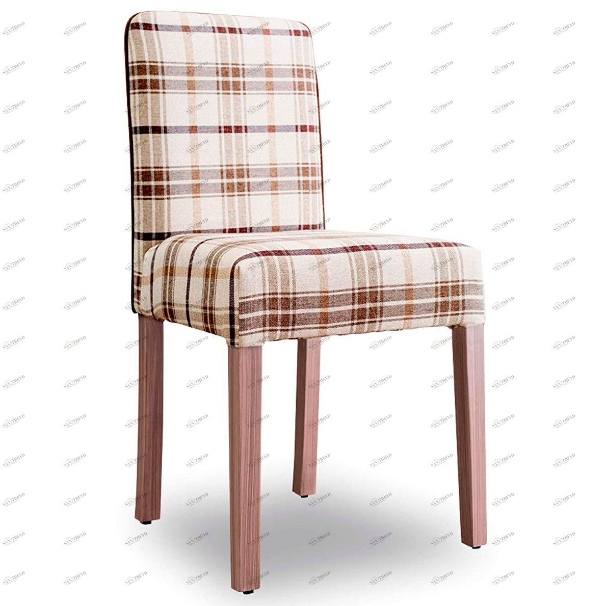 Стул бежевый в клетку Plaid CILEK ROYAL 00-3832548 Бежевый Santreyd