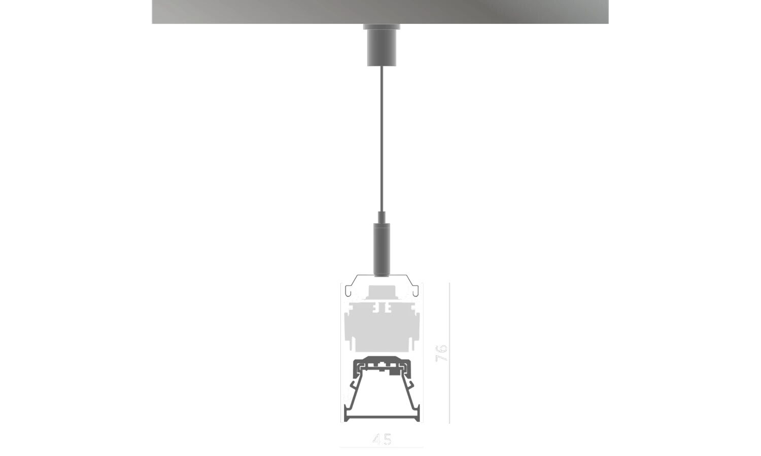 Металлический светодиодный подвесной светильник PROLICHT Forties ARCH-00051761 - Вид №3