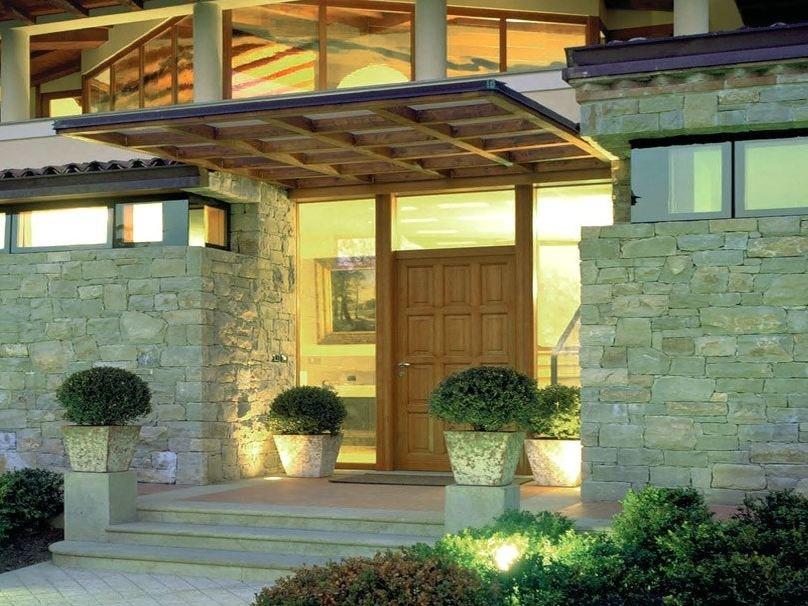 Capoferri Serramenti Наружная теплоизоляционная деревянная входная дверь sun-id-1457429 - Вид №1