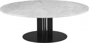 604188 журнальный столик H40 Ø130 см Marble Normann Copenhagen Scala
