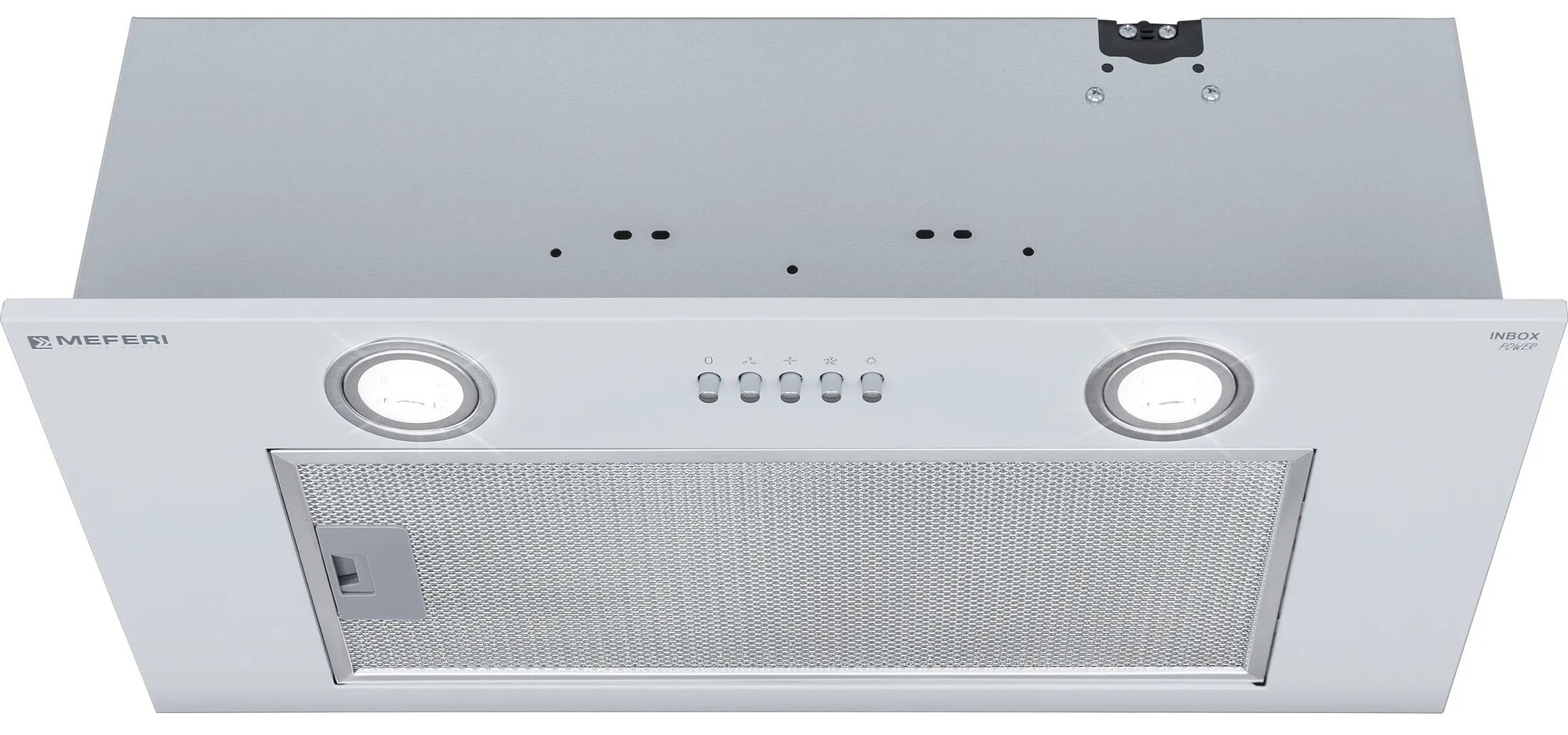 9168683 Вытяжка полновстраиваемая Meferi INBOX60WH POWER белый STDN-0027913 - Вид №1