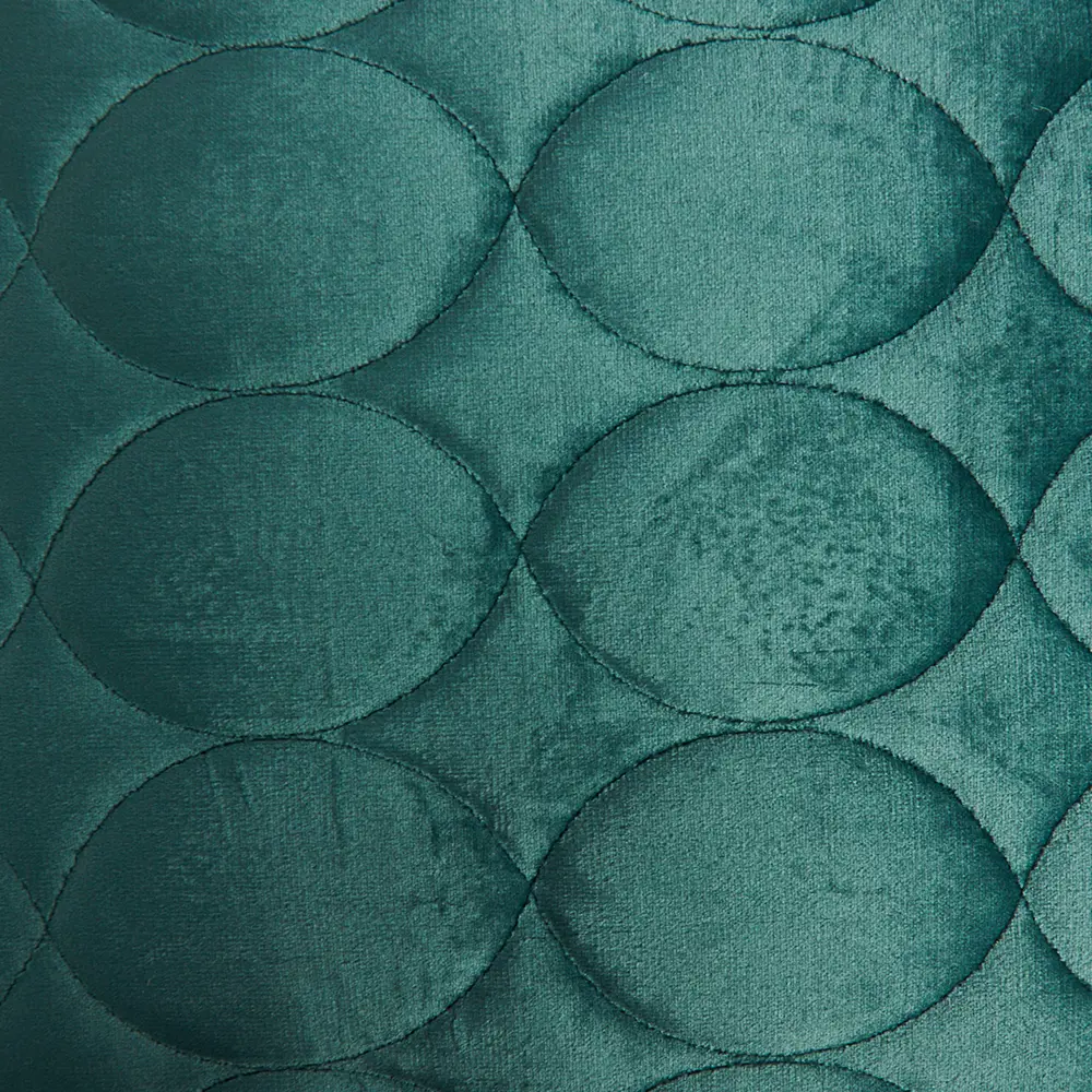 Покрывало Овалы 220x240 см, велюр, цвет бирюза Бельвита STLM-2049613 - Вид №1