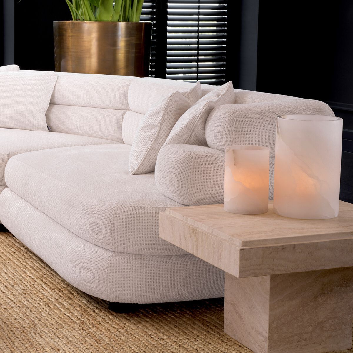 Алебастровый подсвечник Eichholtz ураган ARCH-00011871 - Вид №1