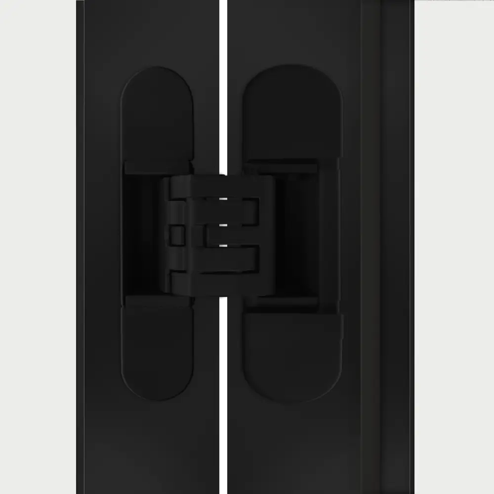 Дверь межкомнатная глухая Invisible 70x220 см цвет белый с замком черная кромка 89433714 STLM-2087376 VELLDORIS  - Вид №5