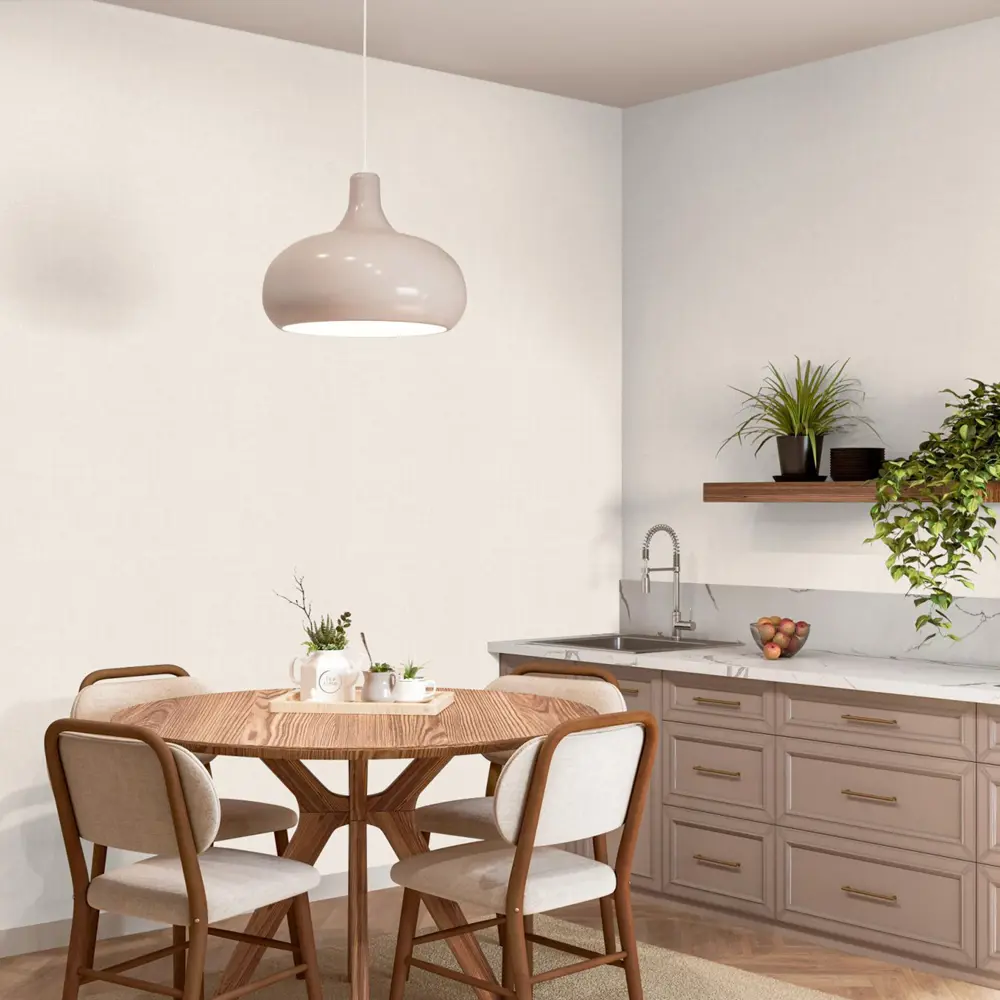 Флизелиновые обои Palitra Family Doris - светло-бежевые для элегантного интерьера 89363075 STLM-0835641 - Вид №4