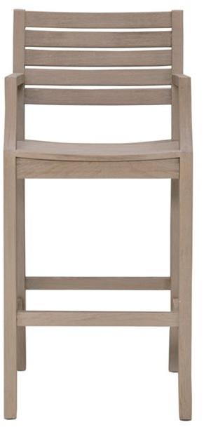 JANUS et Cie Барный стул из тикового дерева с подлокотниками Relais sun-id-1488145 - Вид №1