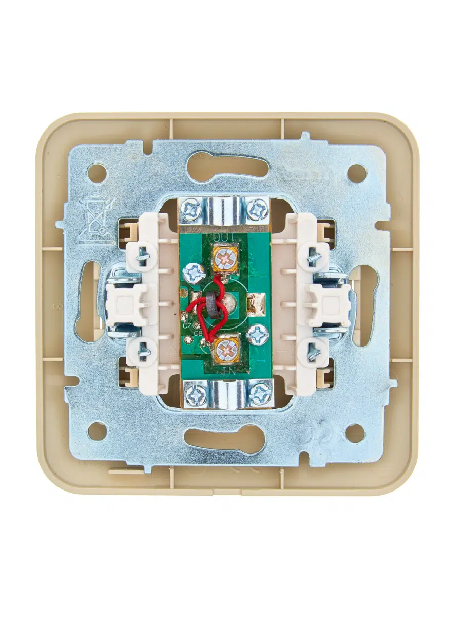 ASTI Розетка ТВ проходная крем LEZARD 7081-0303-129 - Вид №2