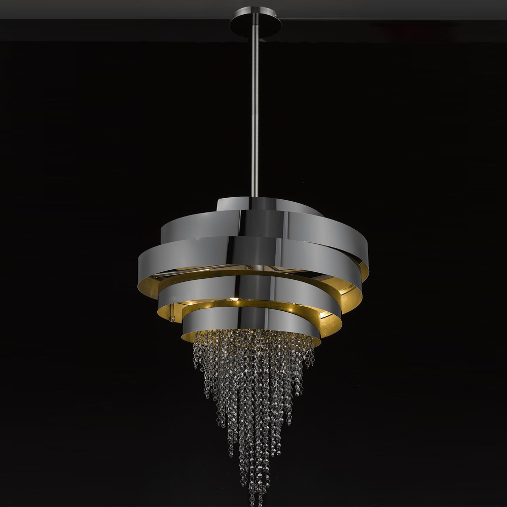 Подвесной светильник 68044 black chrome от Delight Collection DELIGHT COLLECTION ДИЗАЙНЕРСКИЕ 243779 Хром  - Вид №2