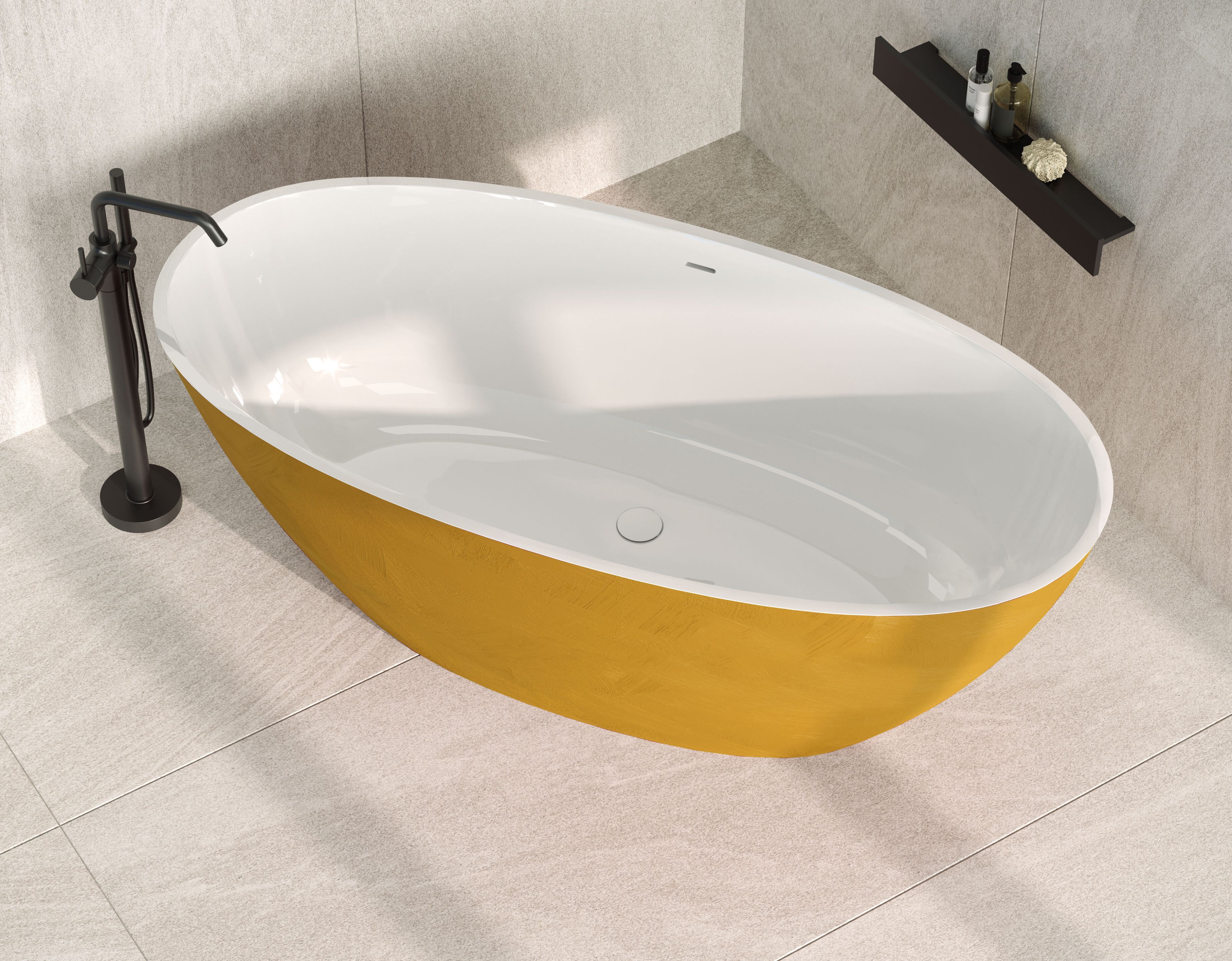 Овальная ванна в центре комнаты Novellini Sand ARCH-00109605 - Вид №1