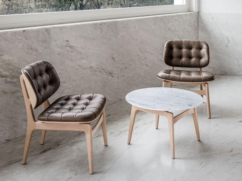 JMS Стеганое кожаное кресло Chloe M935 wuu cr - Вид №3