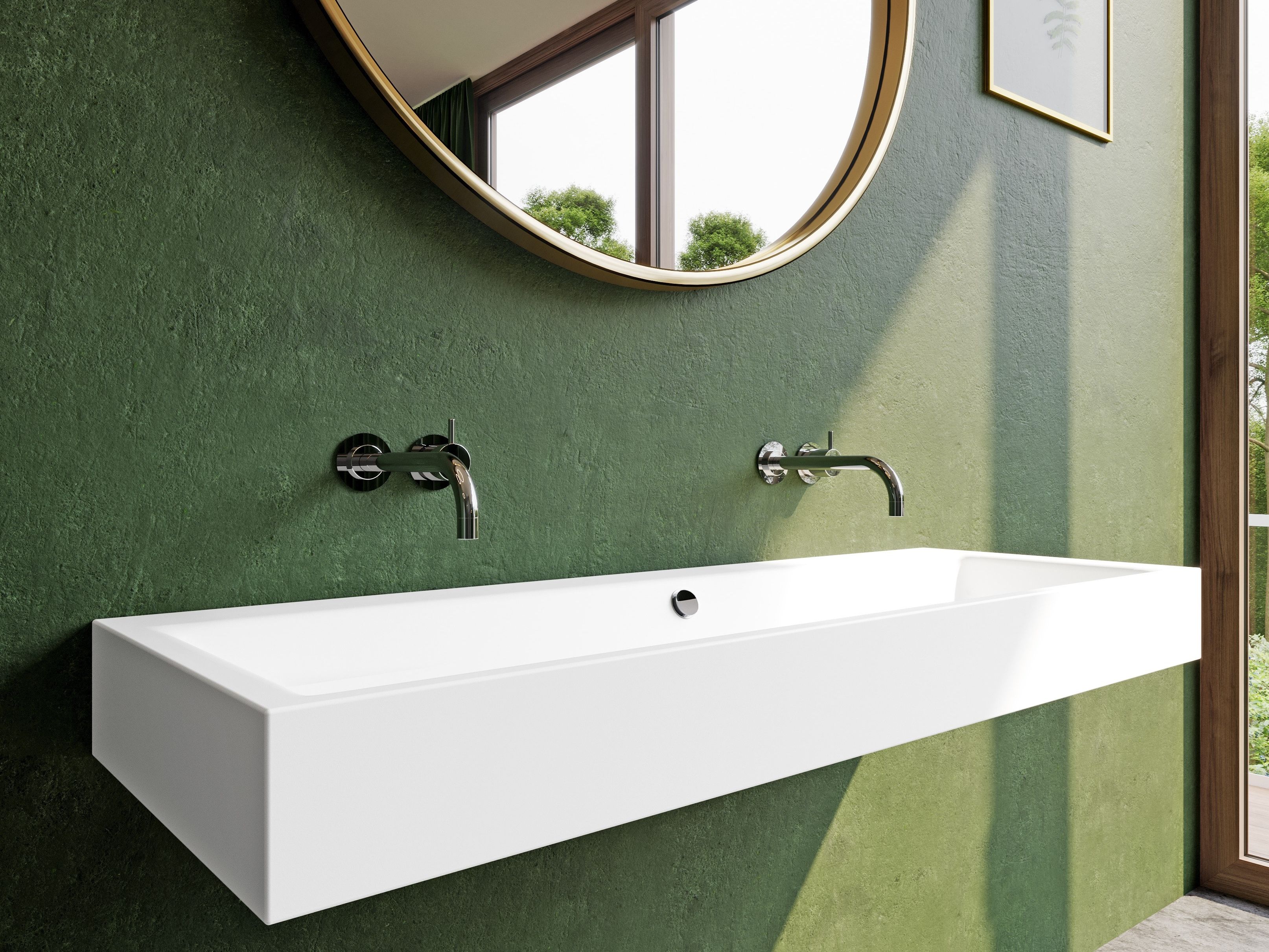 Двойная эмалированная стальная подвесная раковина KALDEWEI чистый ARCH-00029694