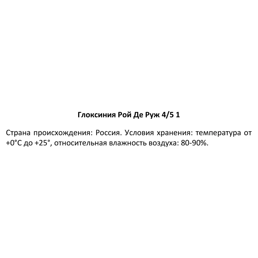 Глоксиния Рой Де Руж 40 мм 89353106 STLM-2003973 Santreyd  - Вид №2
