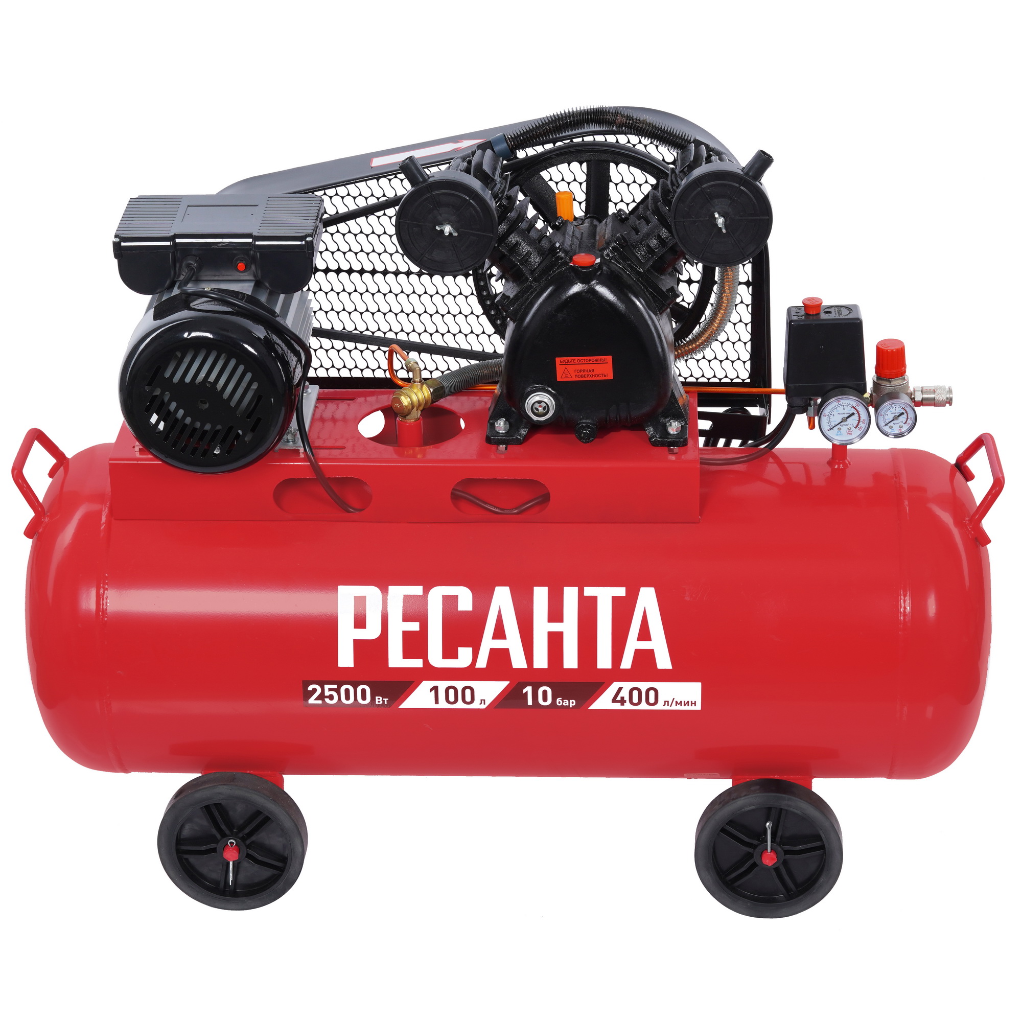 Компрессор поршневой безмасляный Ресанта КП-100/400Р 9944758 STDN-0016603 - Вид №2