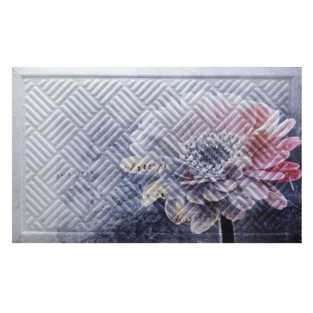 Коврик Inspire Embo Flower 45x75 см резина 86345486 STLM-2043527  - Вид №1