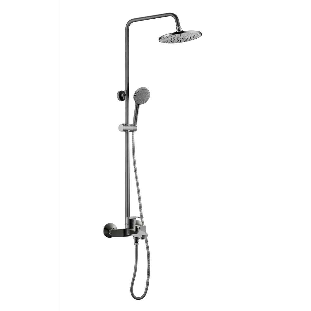 Душевая система Esko Marburg графит с 3 режимами подачи воды 89385950 STLM-1341060