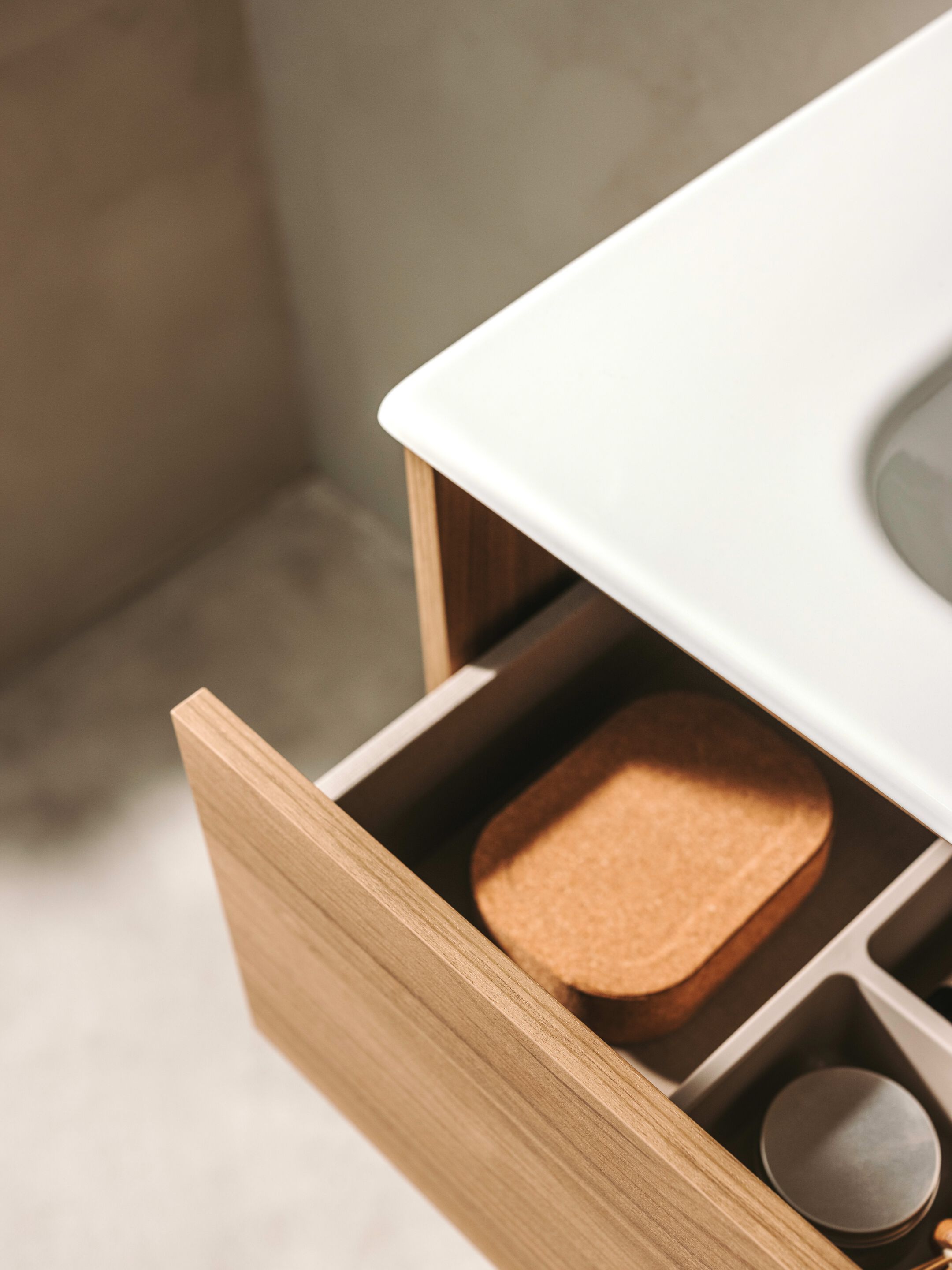 Деревянный подвесной умывальник с ящиками Roca Tenet ARCH-00042769 - Вид №2